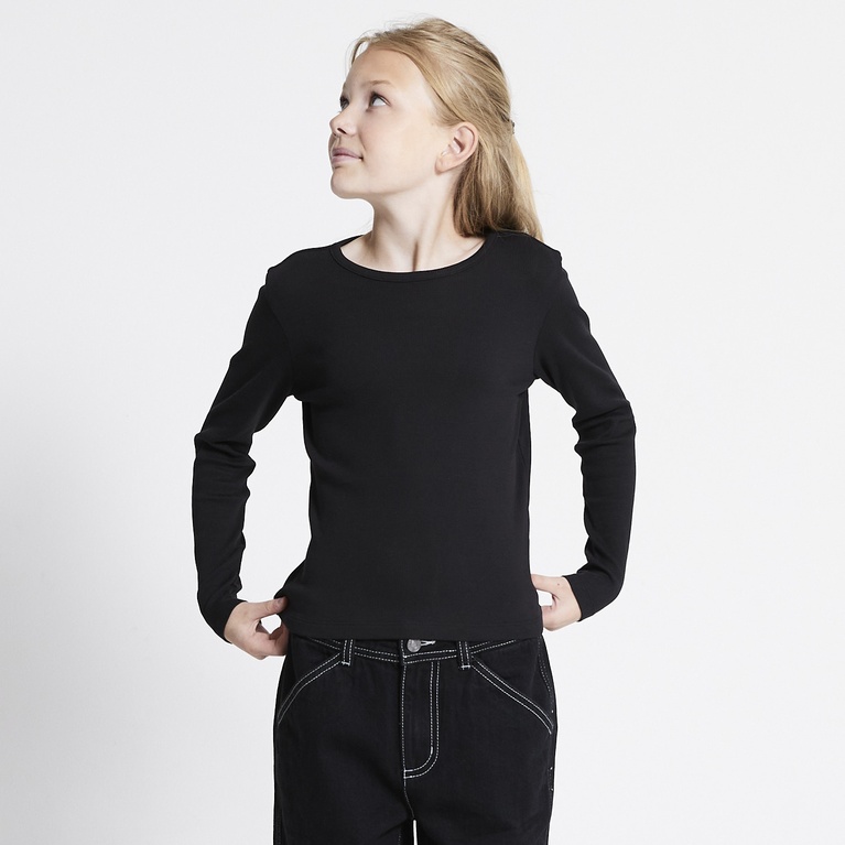 Ribbed top "Ramona" Black